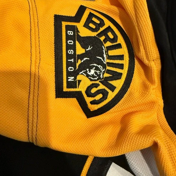 Authentic Boston Bruins Premium Jersey W/Fighting Strap Black NWOT $180